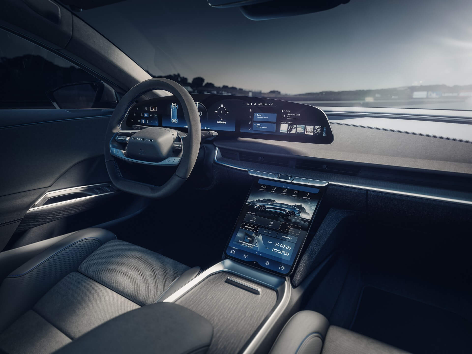 Lucid Air Sapphire interior