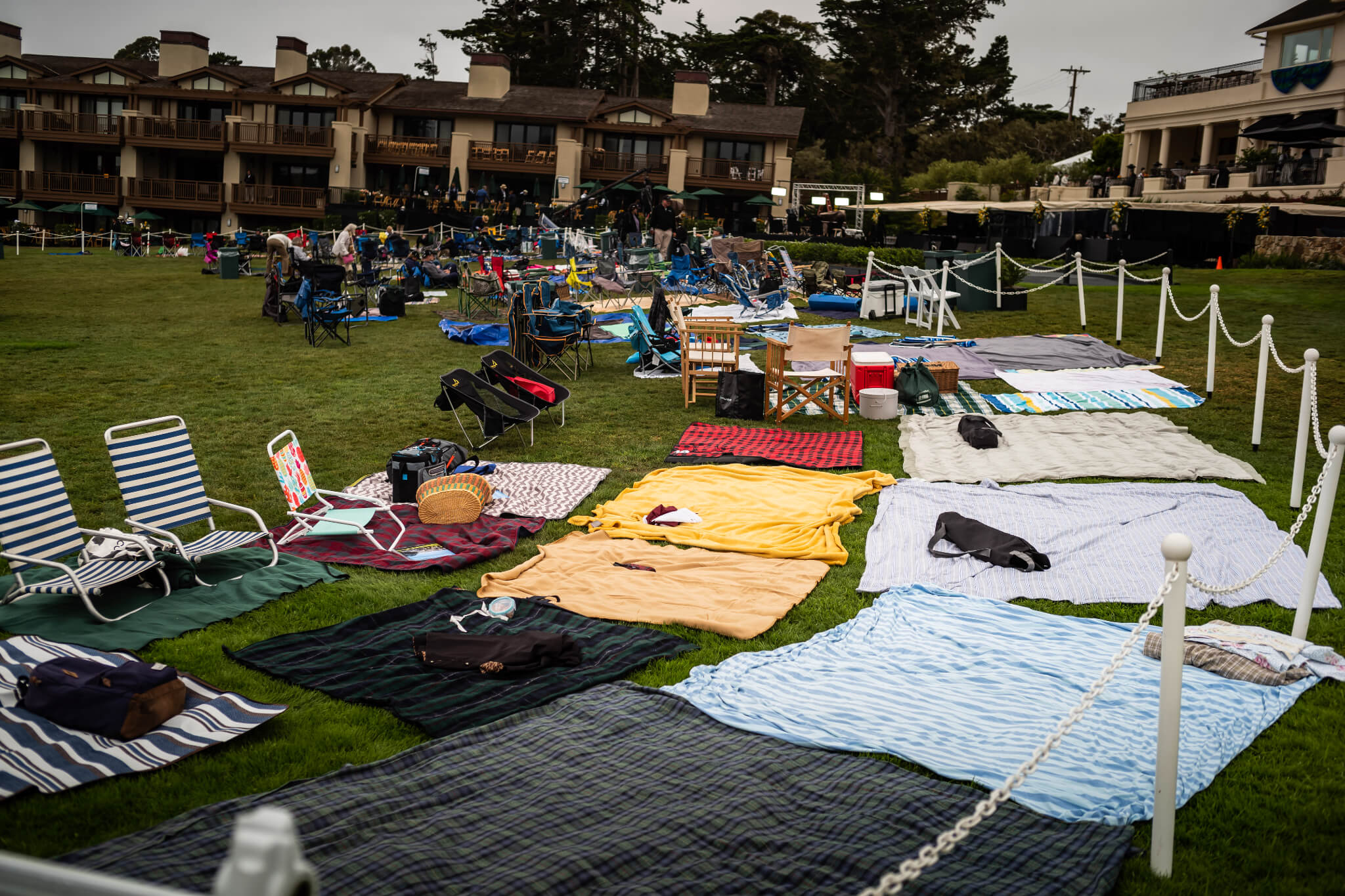 ambiente em Pebble Beach Concours d'elegance