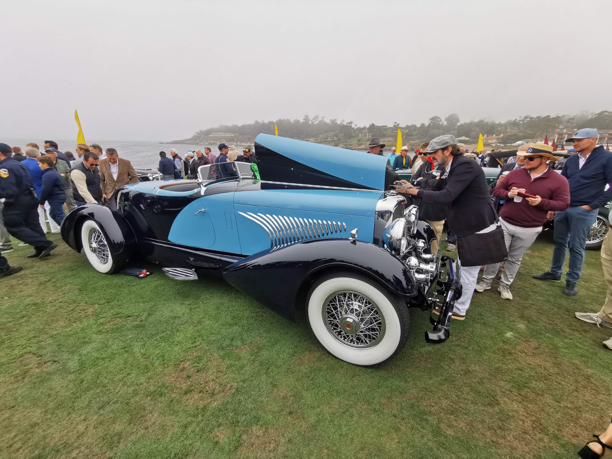 Duesenberg J Figoni Sports Torpedo. "Besf of Show" no Pebble Beach Concours d'Elegance