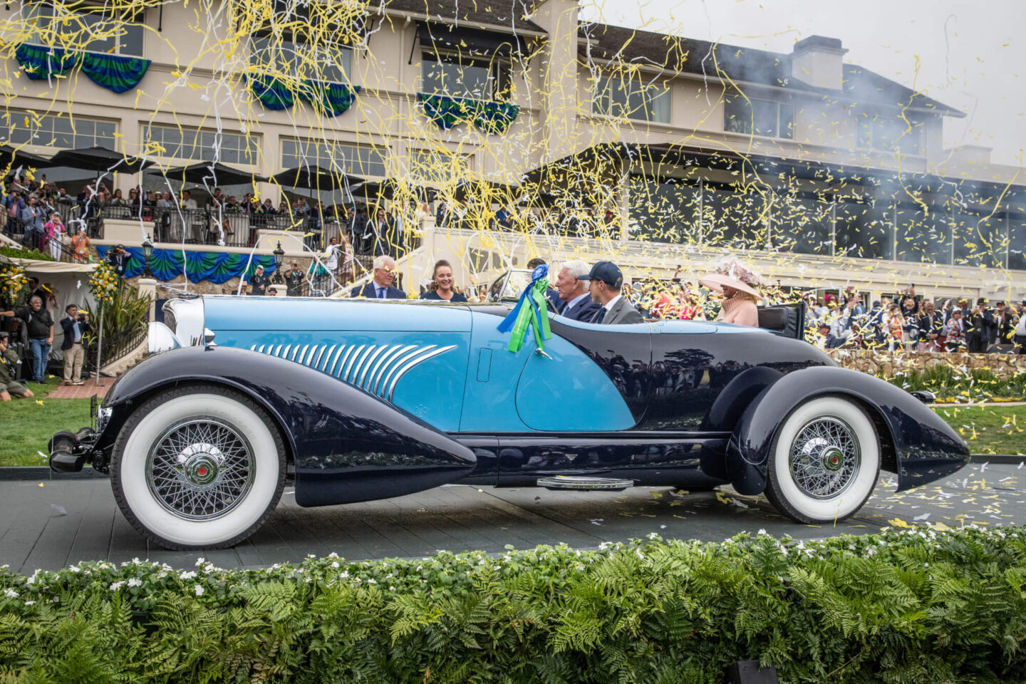 Duesenberg J Figoni Sports Torpedo. "Besf of Show" no Pebble Beach Concours d'Elegance