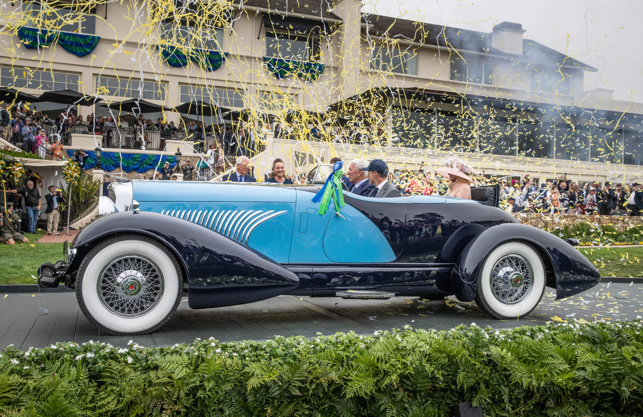 Duesenberg J Figoni Sports Torpedo. "Besf of Show" no Pebble Beach Concours d'Elegance