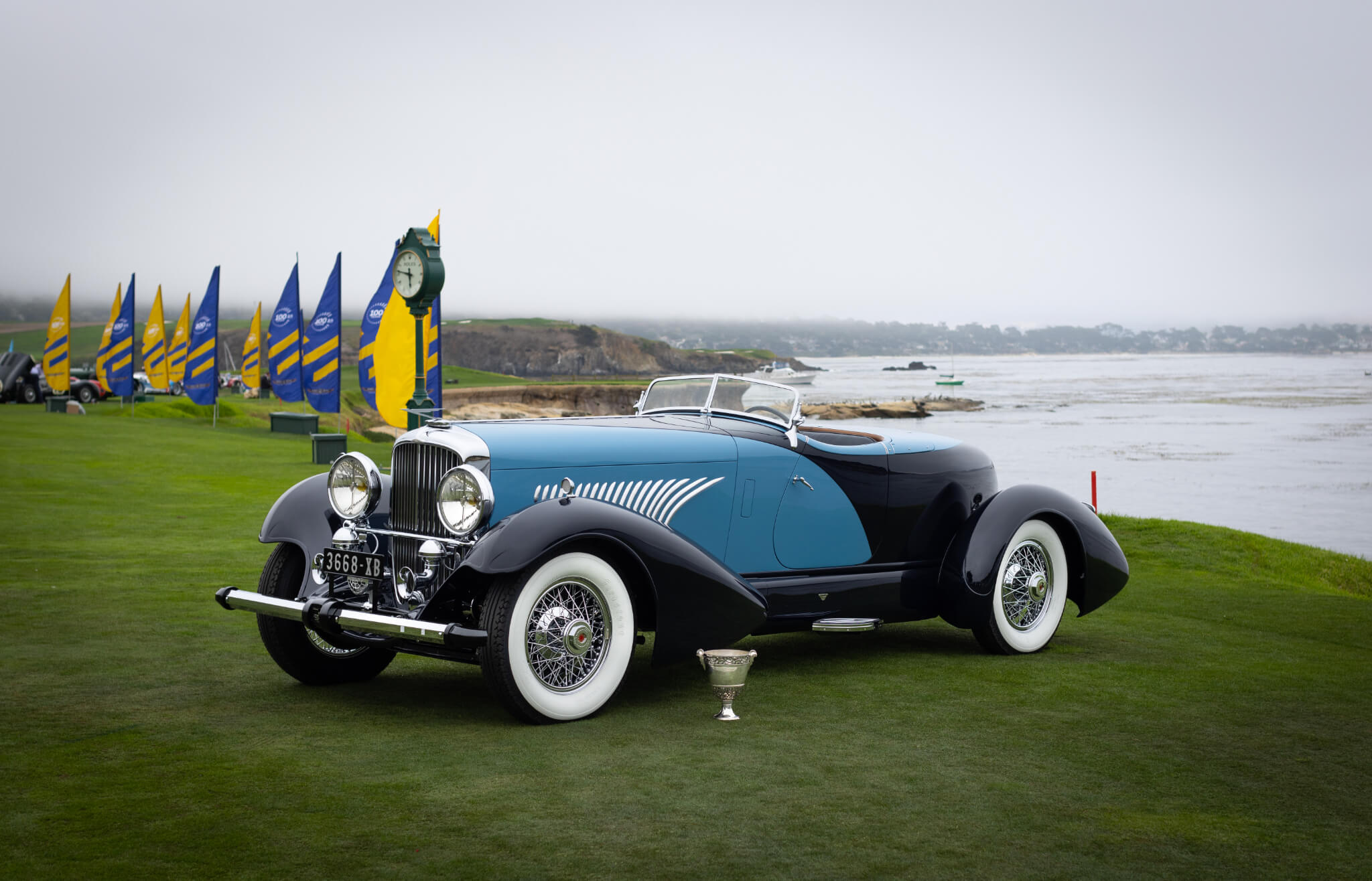 Duesenberg J Figoni Sports Torpedo. "Besf of Show" no Pebble Beach Concours d'Elegance