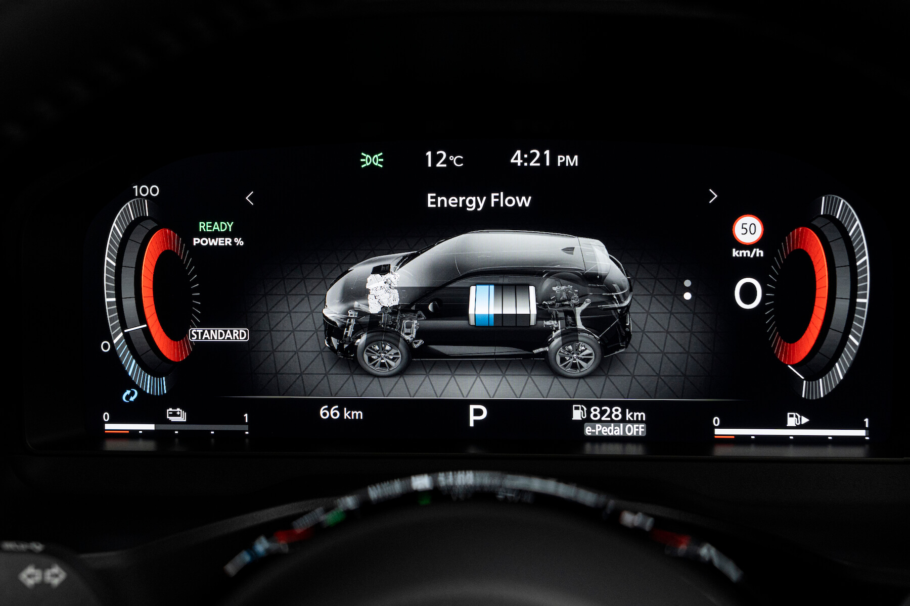 Nissan Qashqai e-Power painel de instrumentos