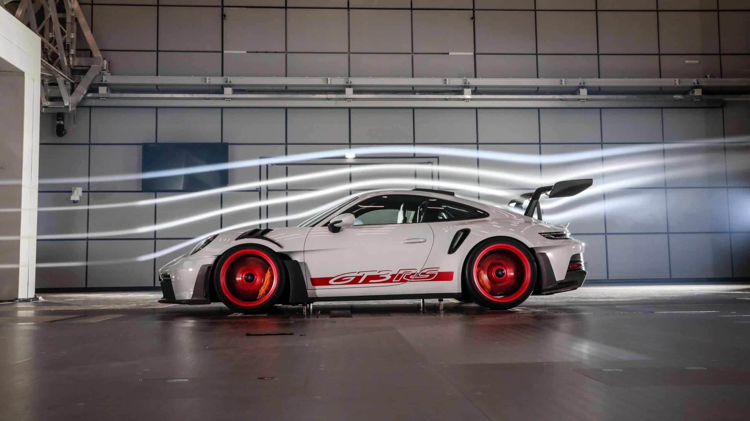 Porsche 911 GT3 RS túnel de vento