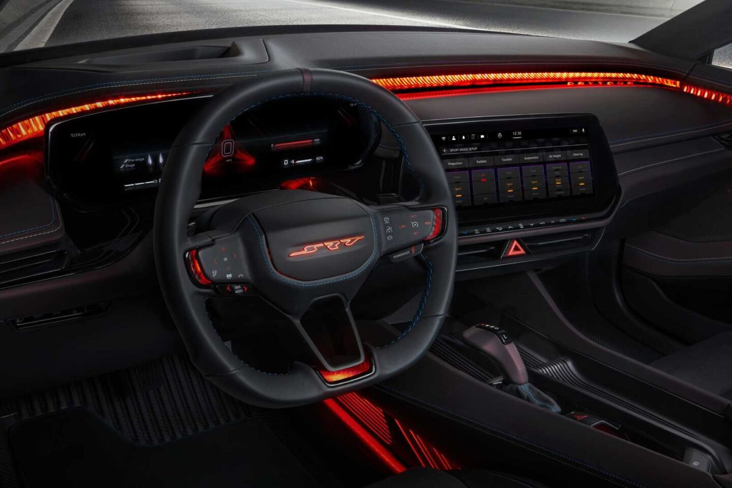 Protótipo Dodge Charger Daytona SRT interior