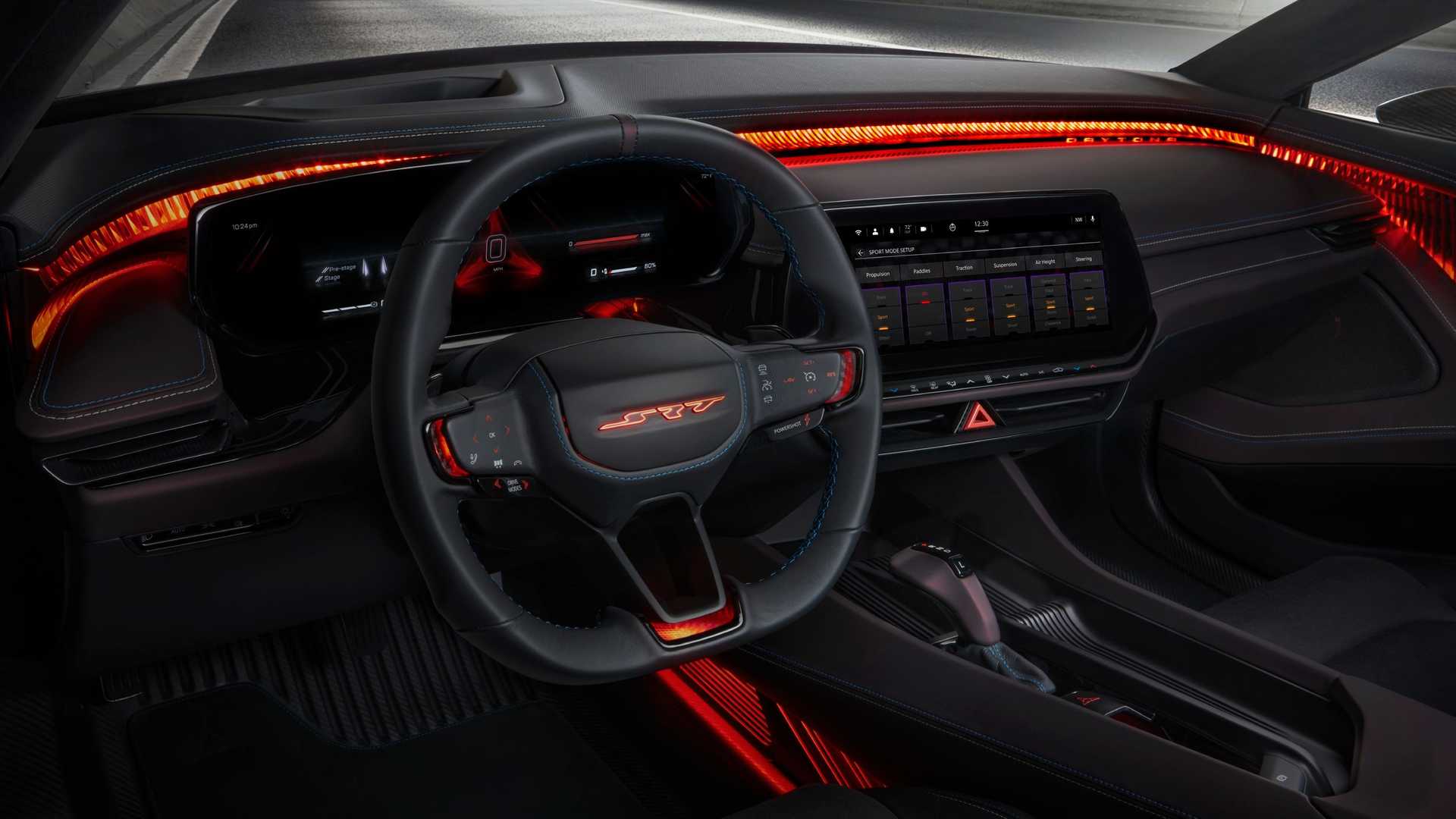 Protótipo Dodge Charger Daytona SRT interior