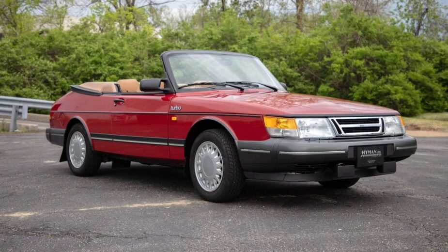 Saab 900 Turbo Cabrio frente 3/4