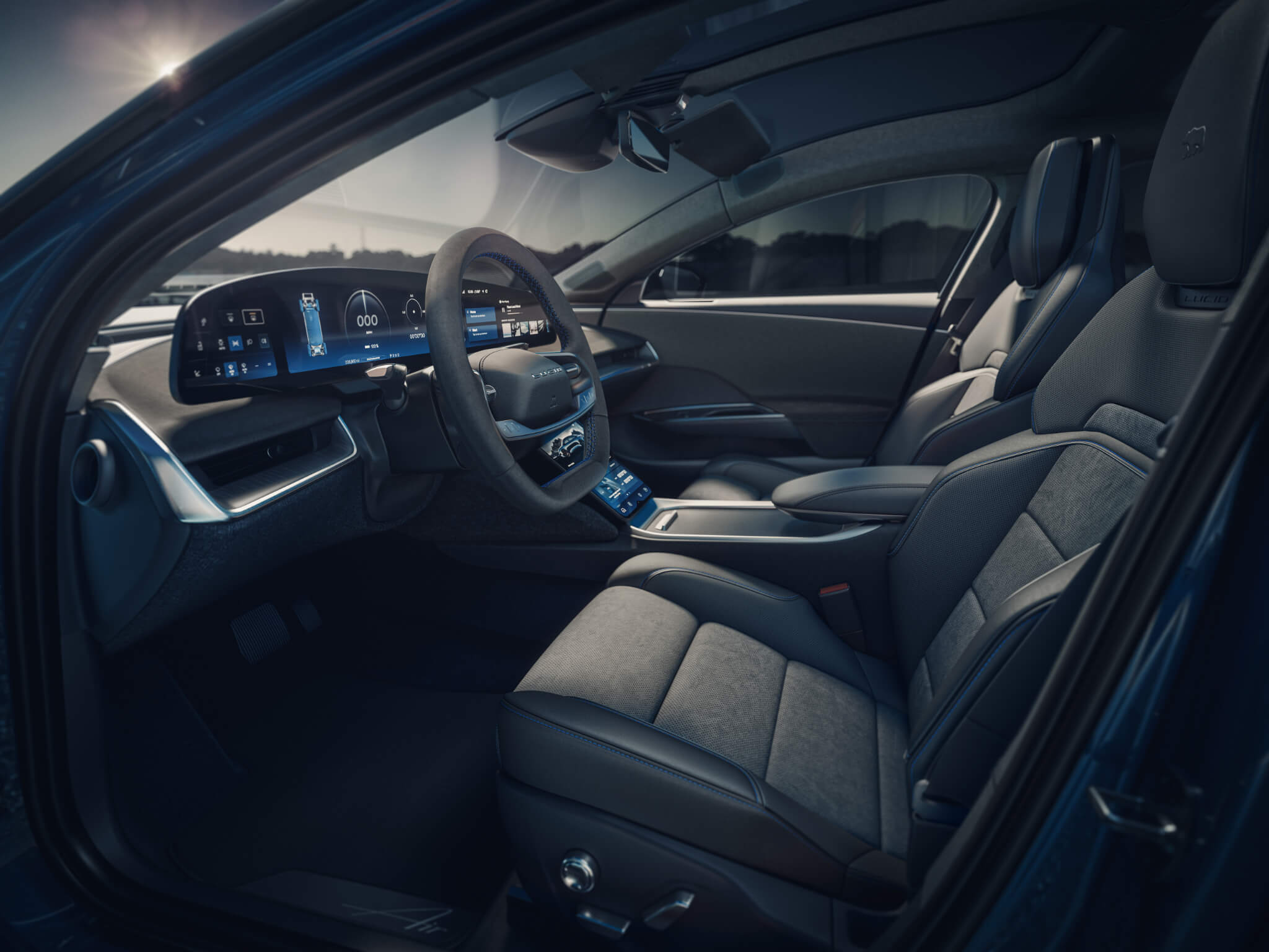 Lucid Air Sapphire interior