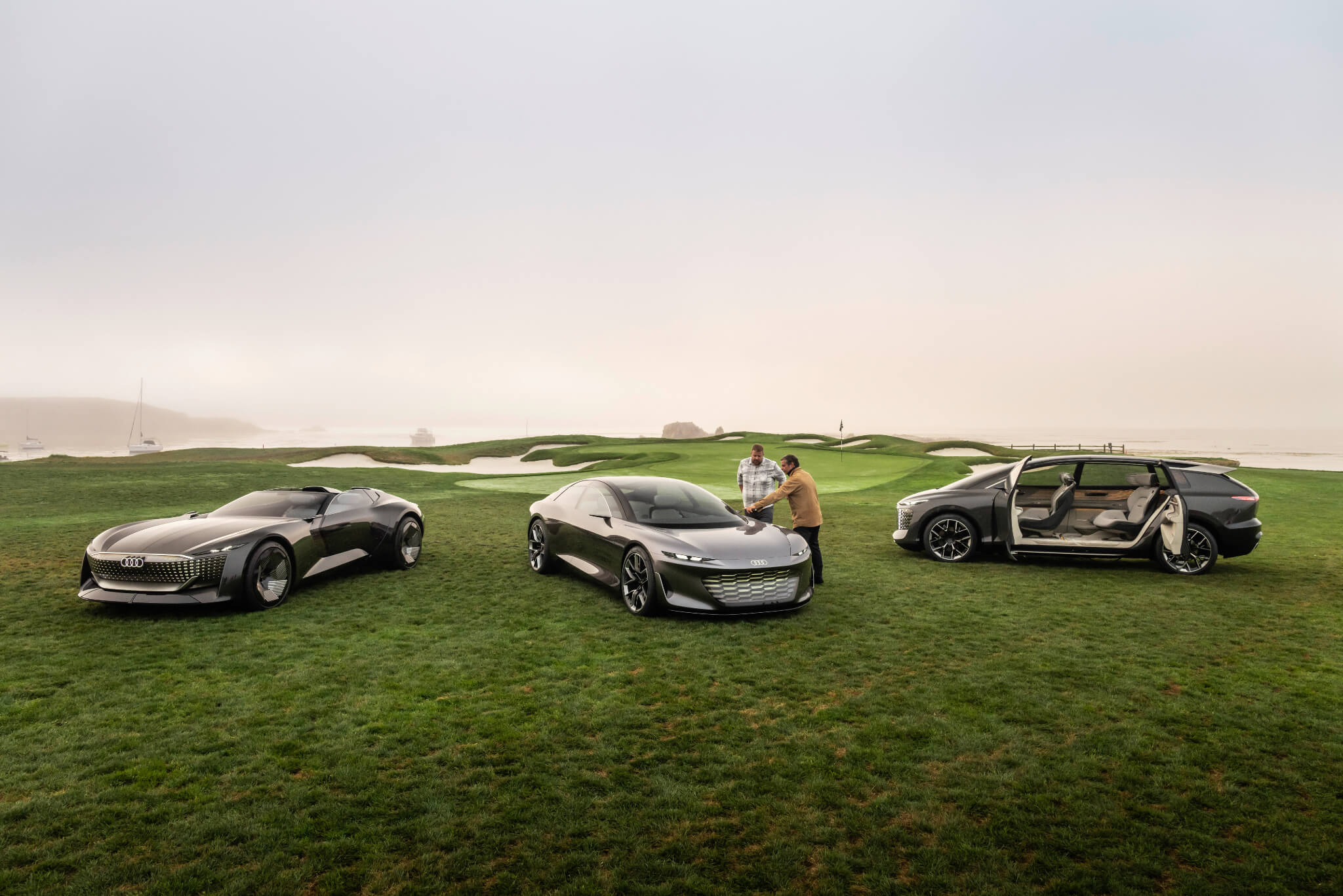 Audi skysphere, grandsphere e urbansphere no green de Pebble Beach, 2022