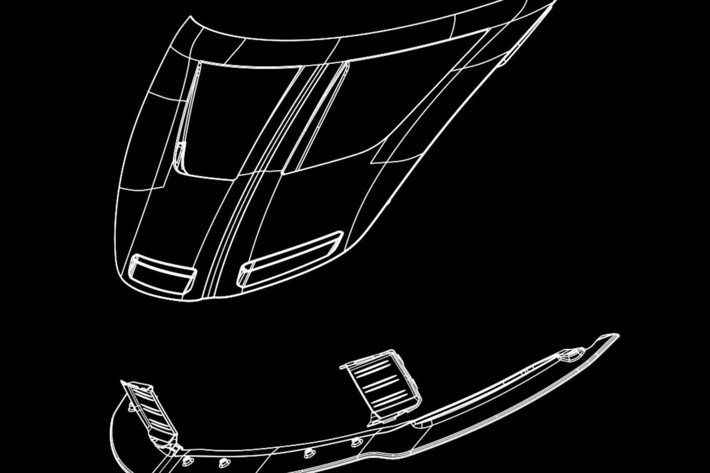 Alpine A110 R capô teaser
