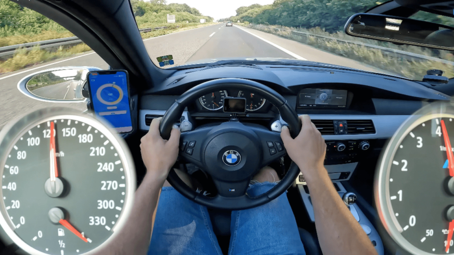 BMW M5 Touring (E61) velocidade máxima autobahn