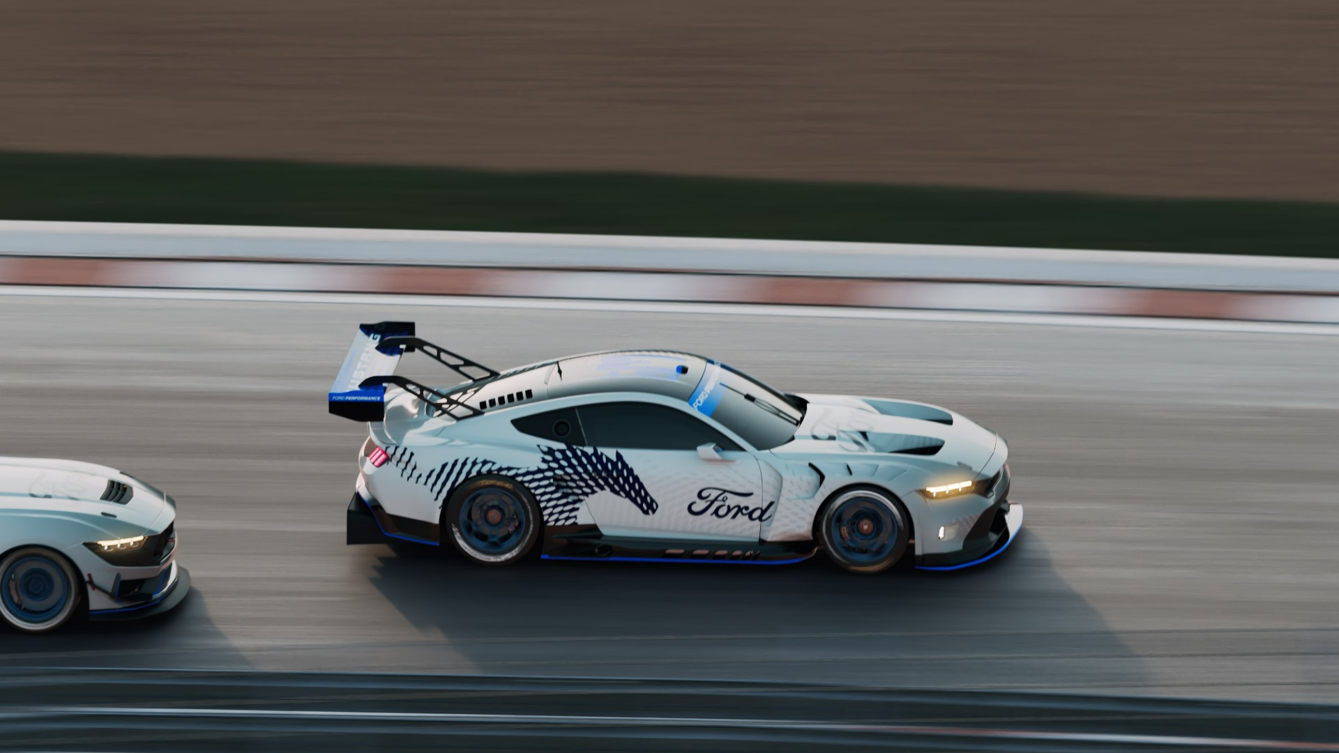 Ford Mustang GT3 em circuito