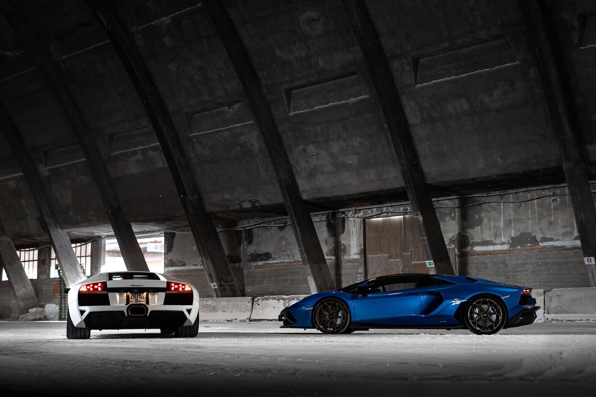 Lamborghini Murciélago e Aventador