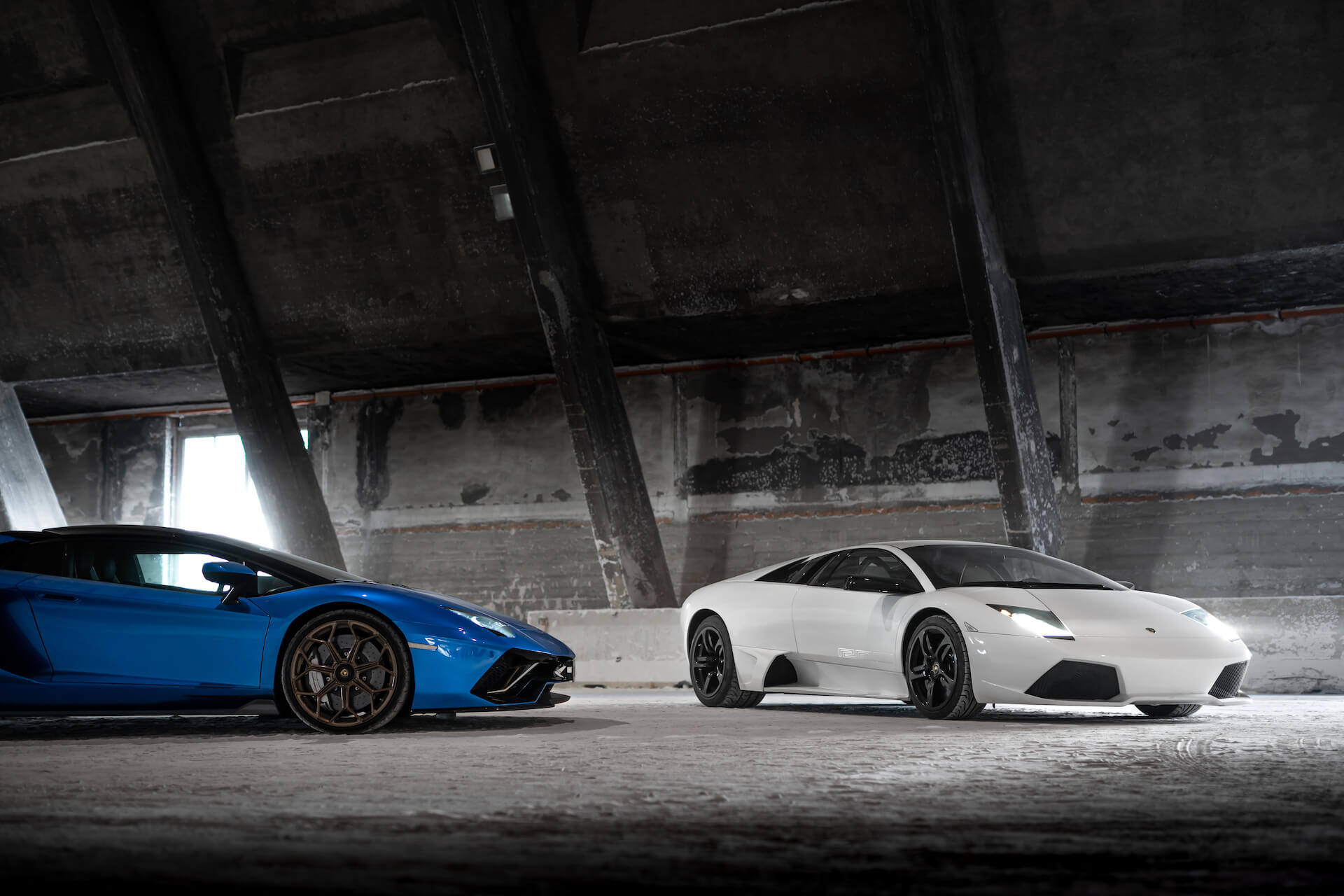 Lamborghini Murciélago e Aventador