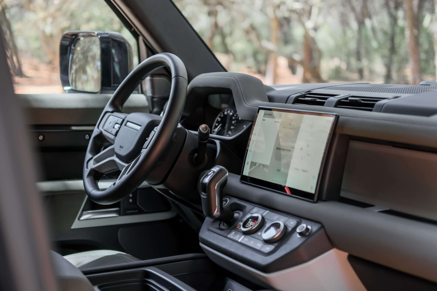 Land Rover Defender P400e PHEV interior