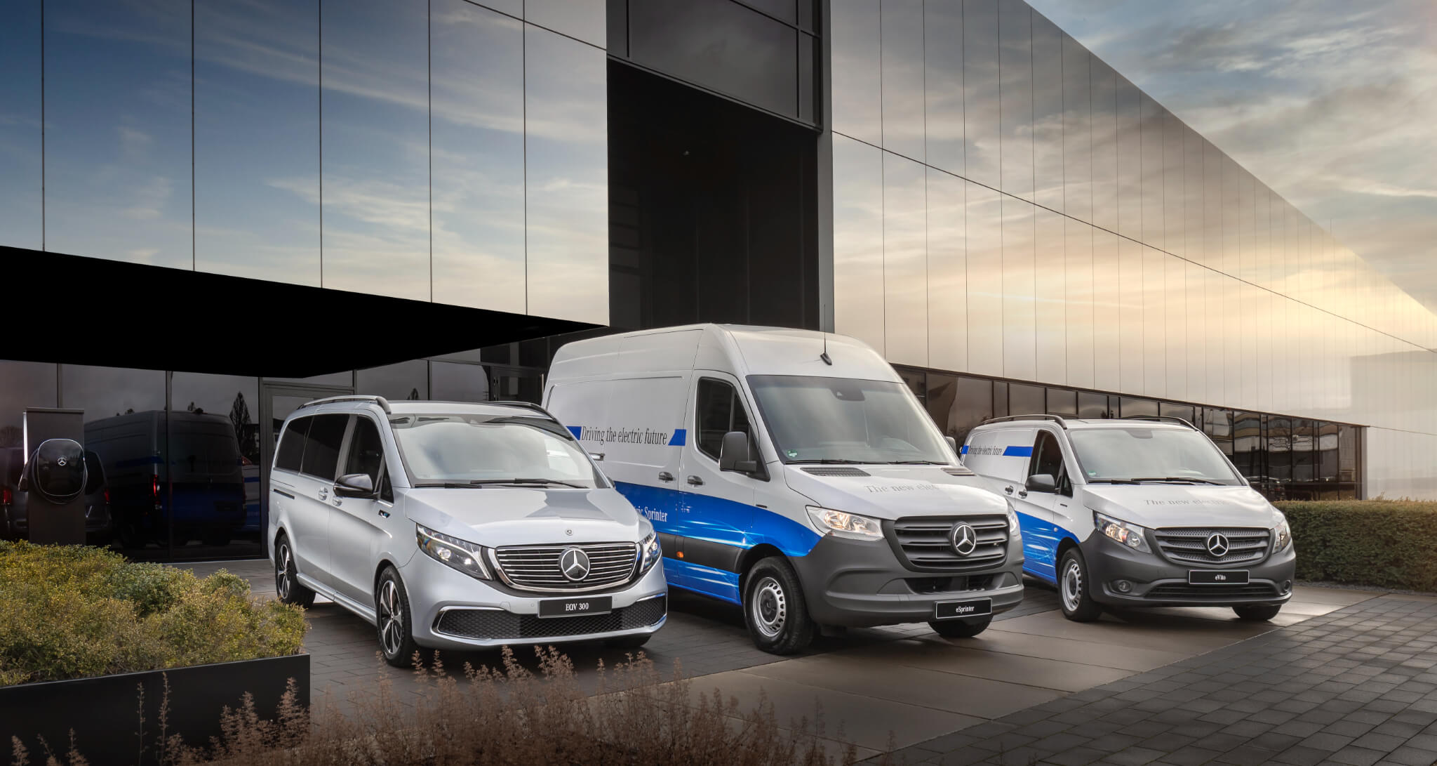 Mercedes-Benz Vans gama elétrica: EQV, eSprinter e eVito