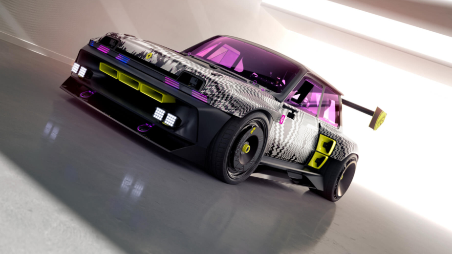 R5 Turbo 3E vista dianteira 3/4