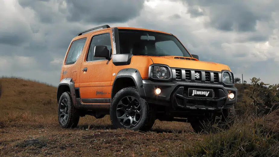 Suzuki Jimny vista dianteira 3/4