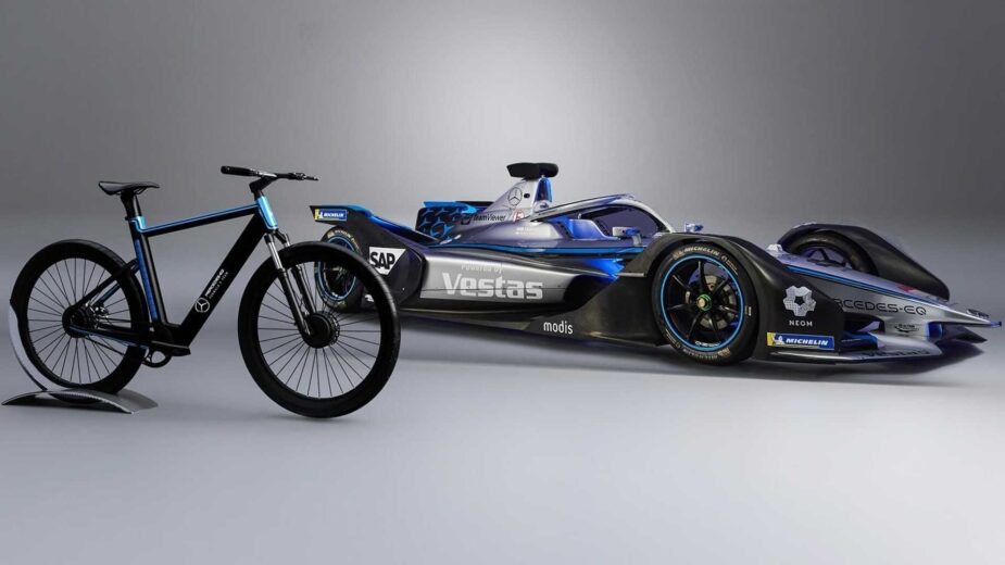 Mercedes-EQ bicicleta elétrica com monolugar de Formula E