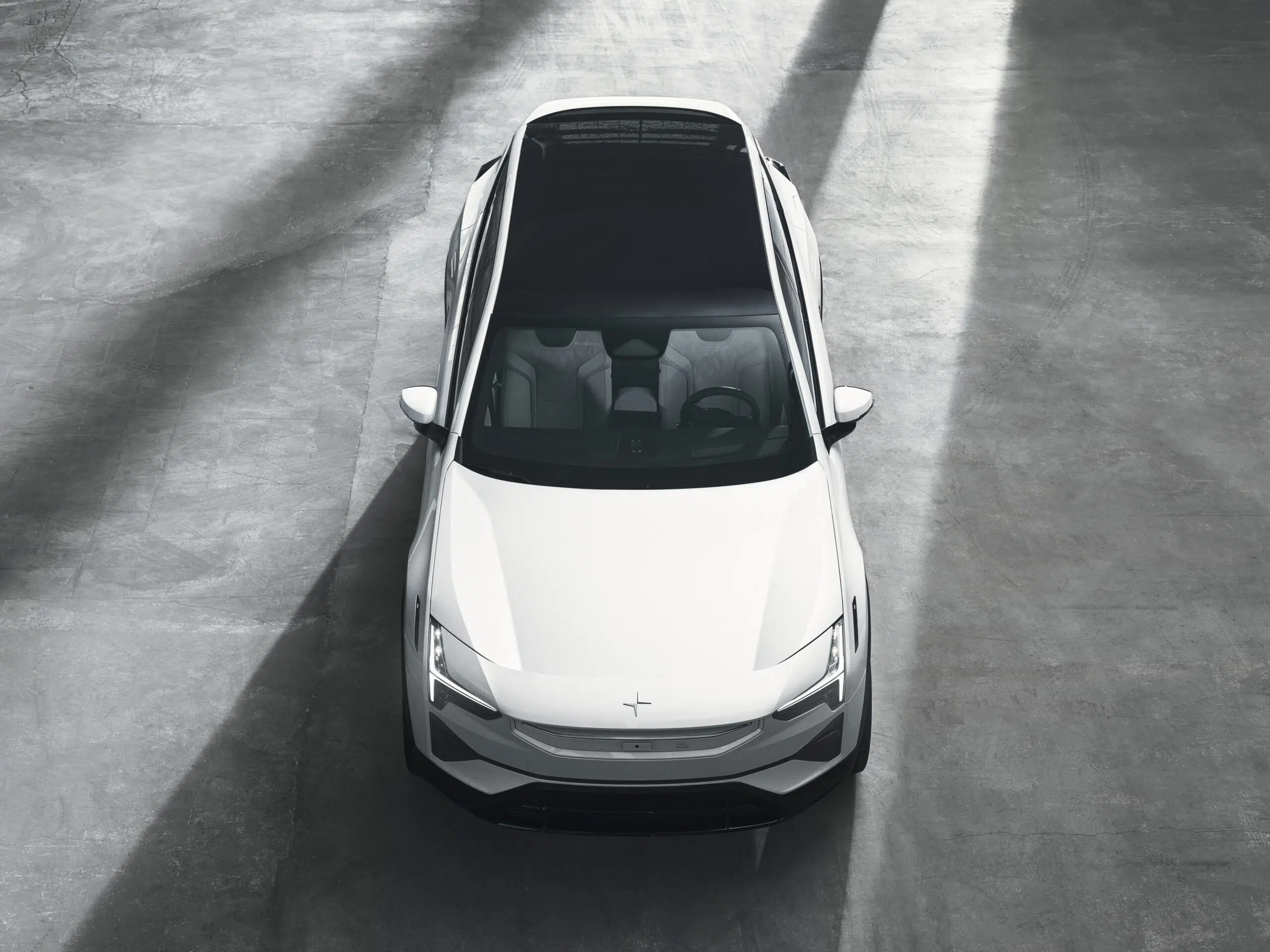 Polestar 3, vista de frente topo