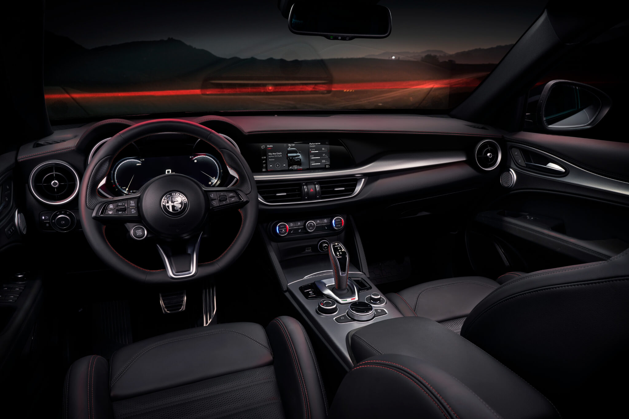 Interior Alfa Romeo Stelvio COmpetizione