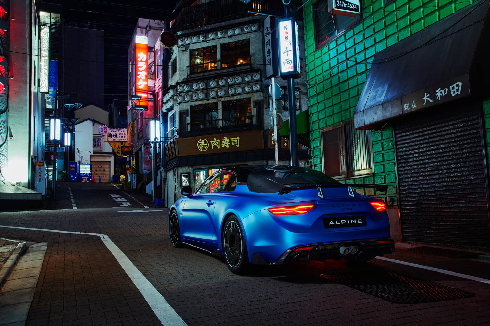 Alpine A110 R vista traseira 3/4