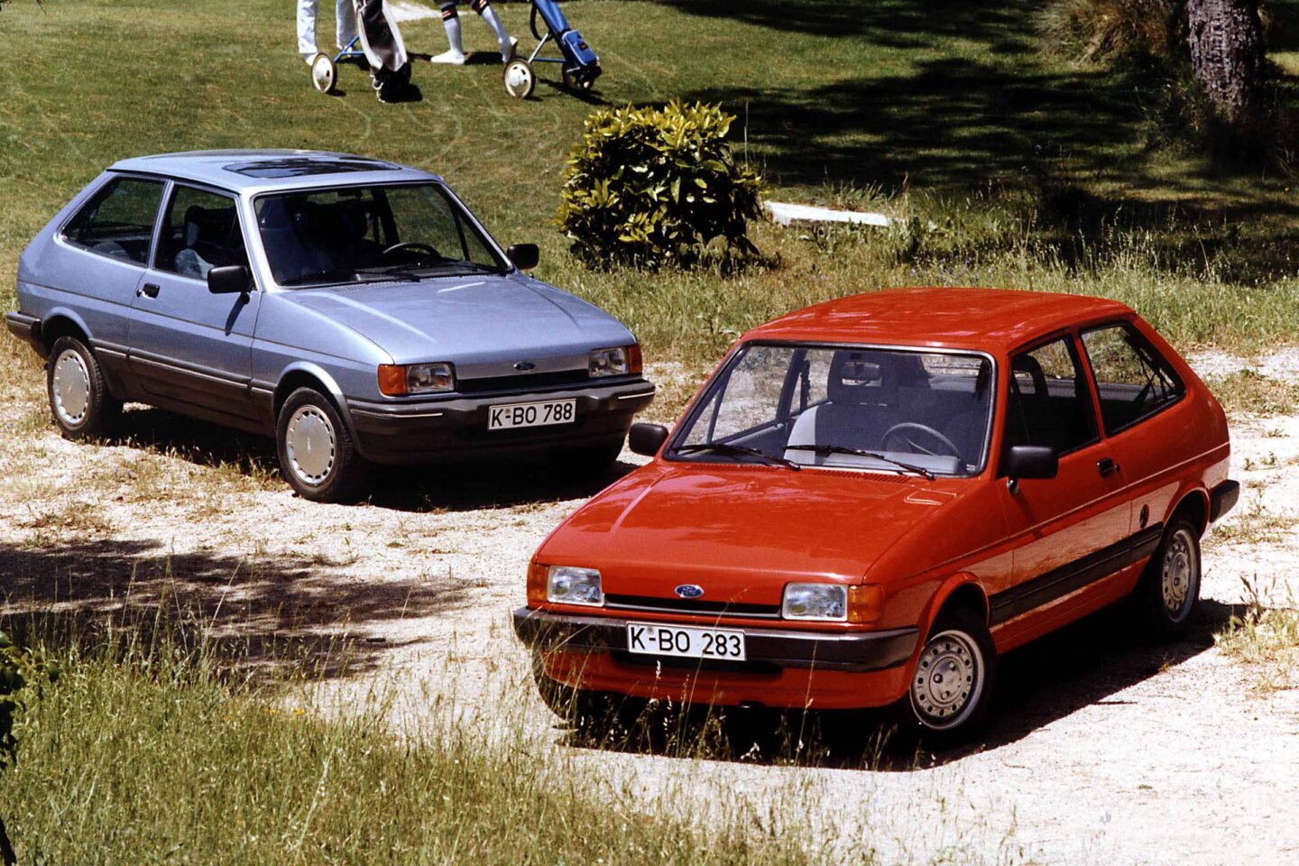 Ford Fiesta Mk2 vista dianteira