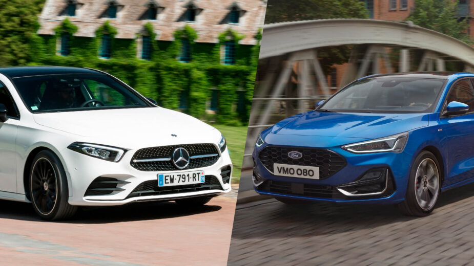 Mercedes Classe A e Ford Focus