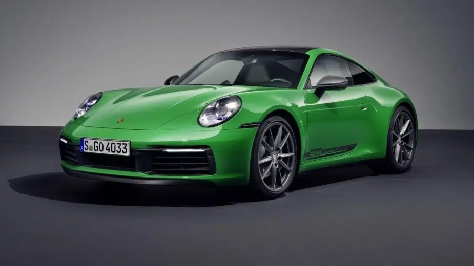 Porsche 911 Carrera T vista dianteira 3/4