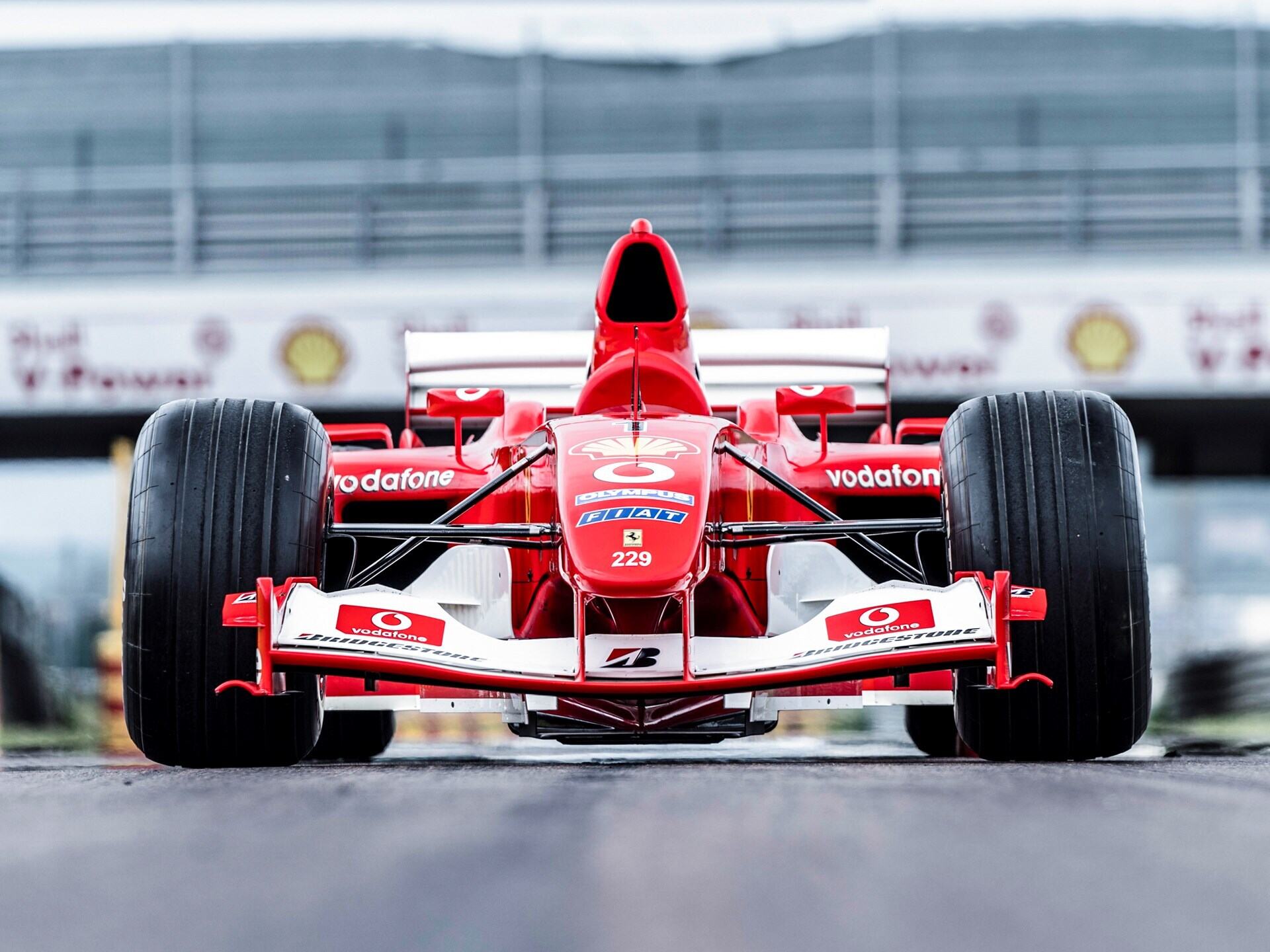 Miniatura Carro de Corrida Antigo Ferrari F1 - Vermelho 08 em metal