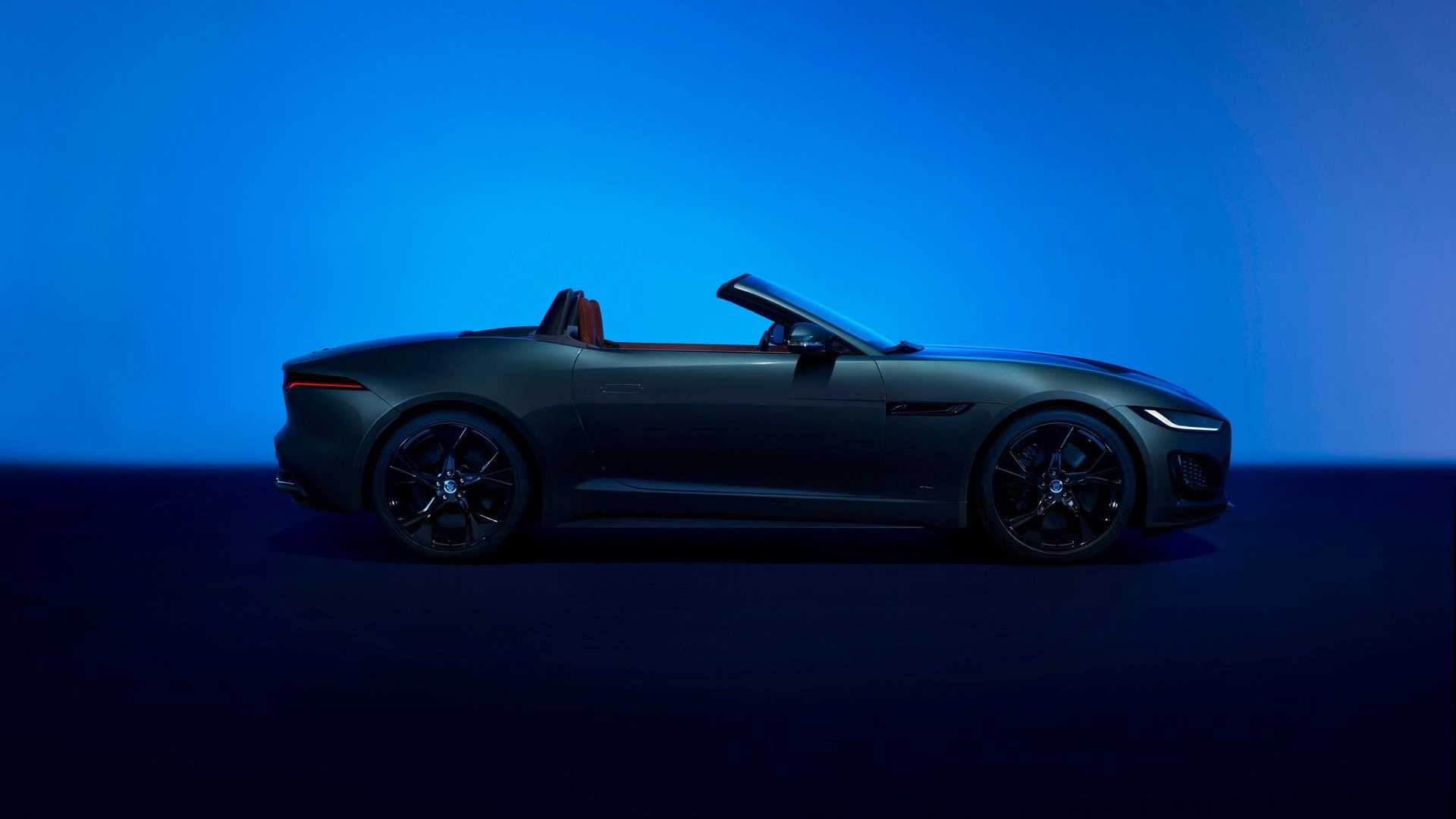 Jaguar F-Type 2023 75 Roadster, perfil