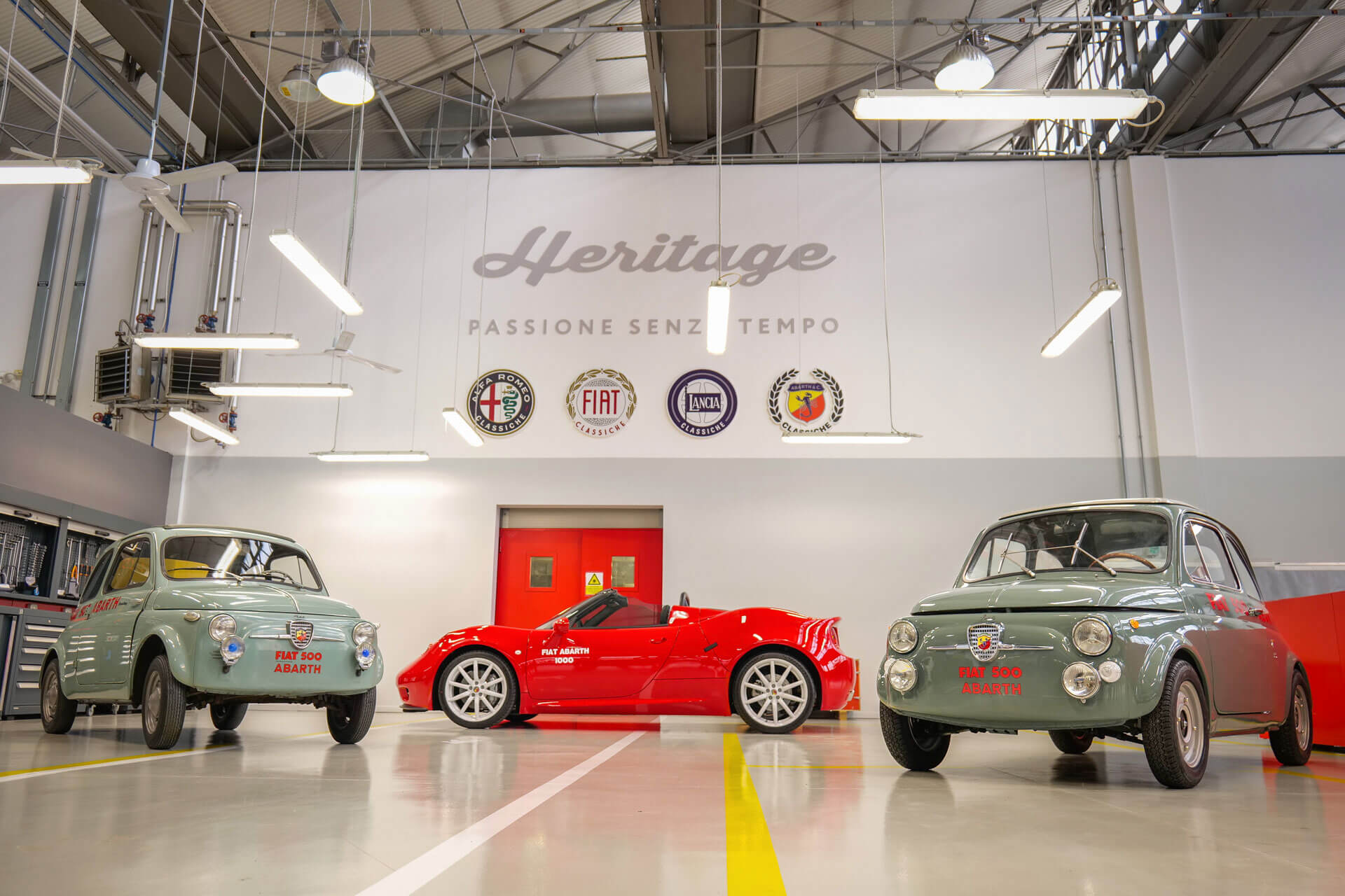 Abarth Classiche 500 Record Monza '58, Fiat 500 Abarth e Abarth Classiche 1000 SP