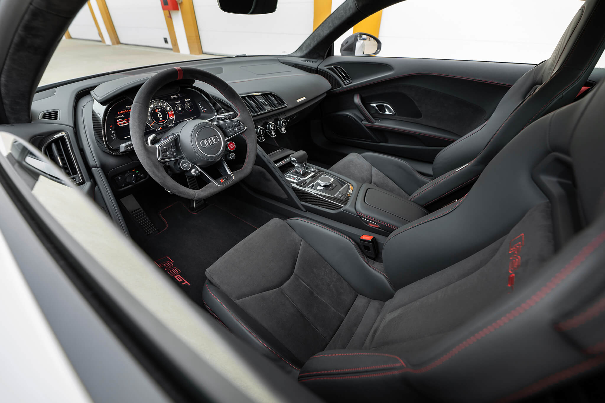 Interior do Audi R8 GT