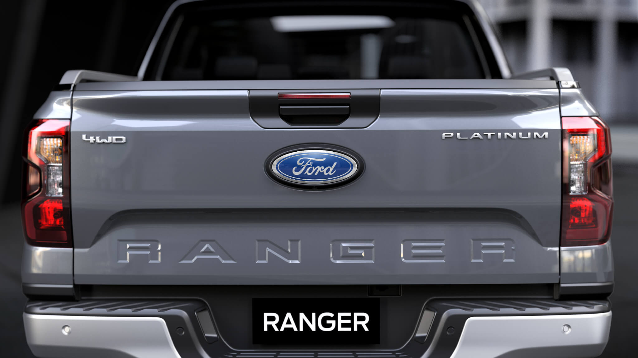 Ford Ranger Platinum portão traseiro