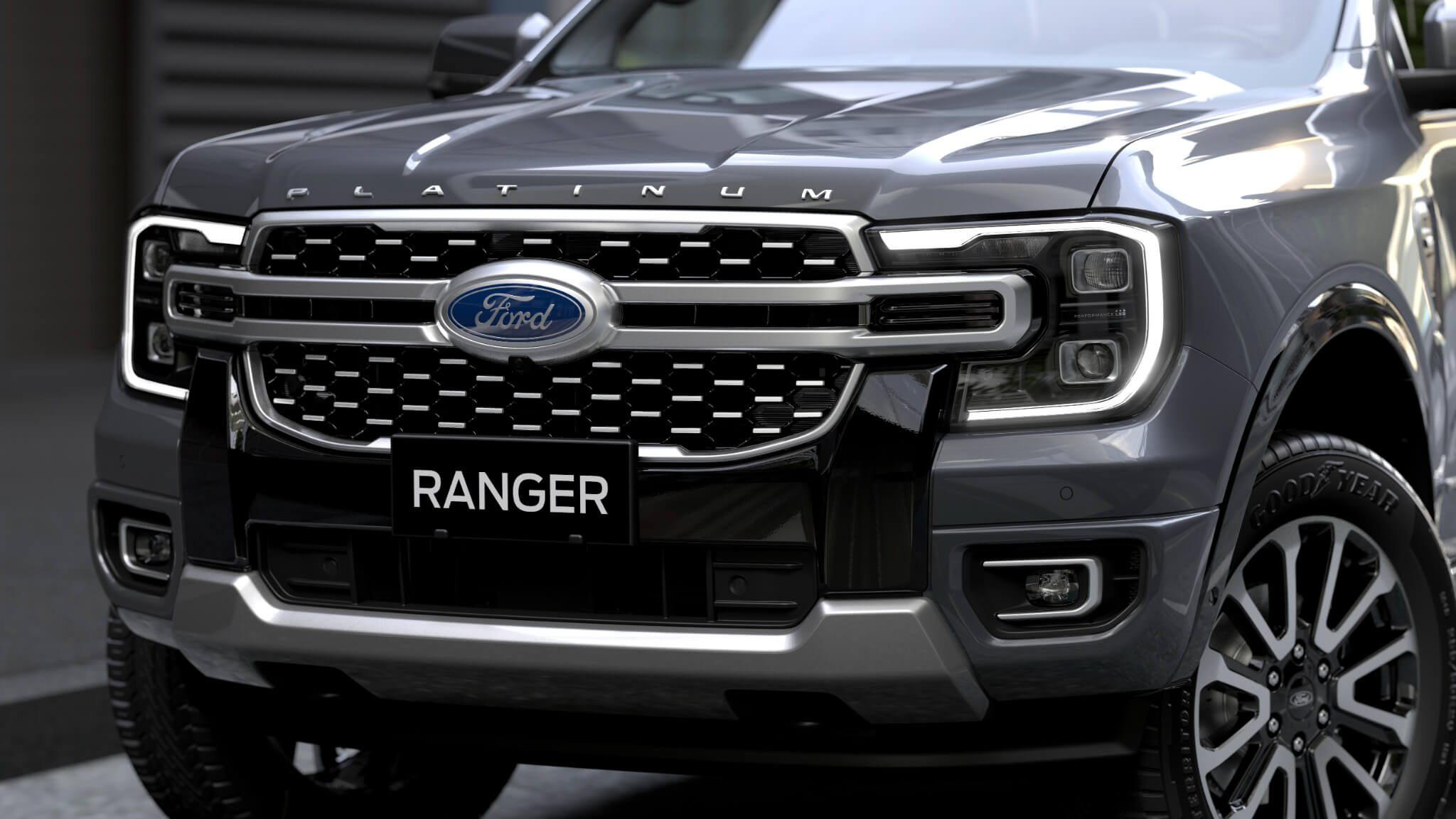 Ford Ranger Platinum grelha dianteira