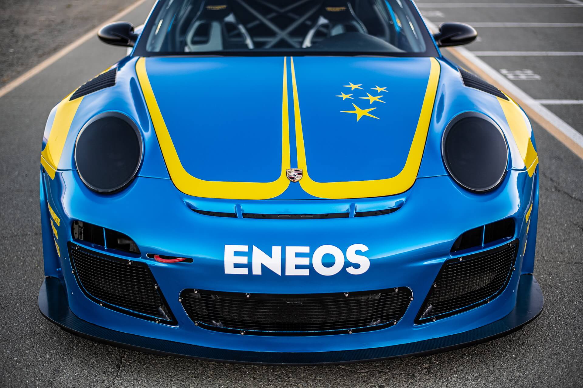 Porsche 911 GT3 STI By Eneos vista dianteira