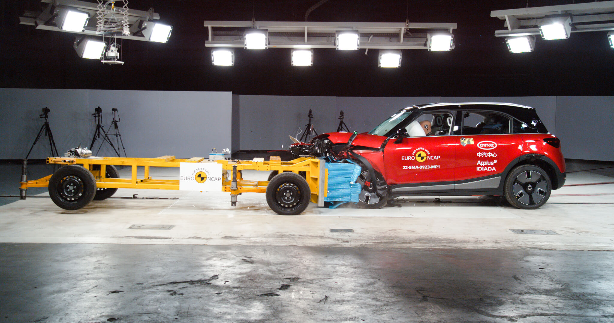 Smart #1 crash-test vista lateral