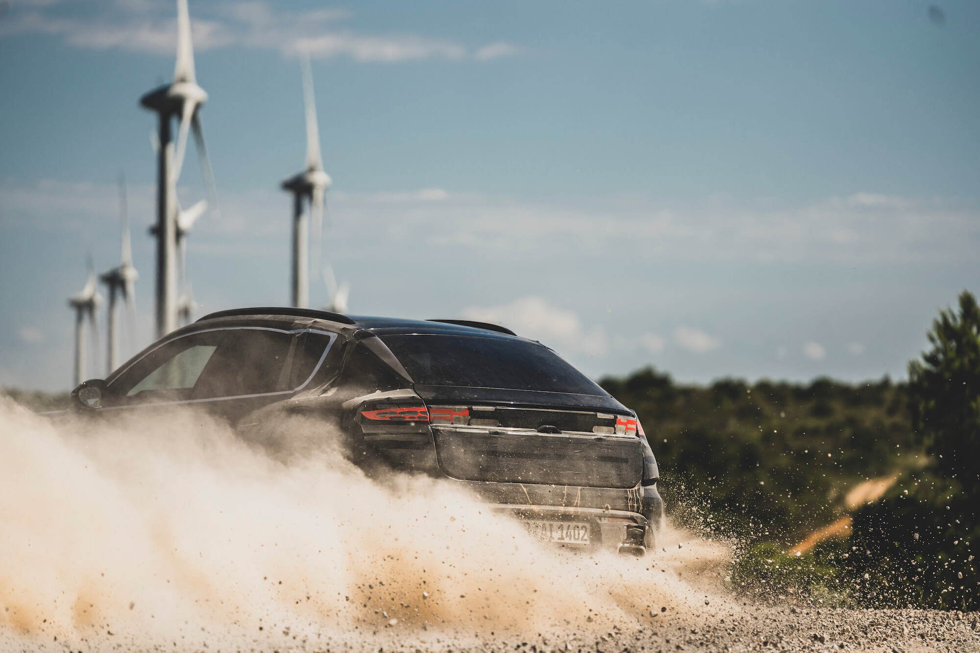 Testes Porsche Macan elétrico 4