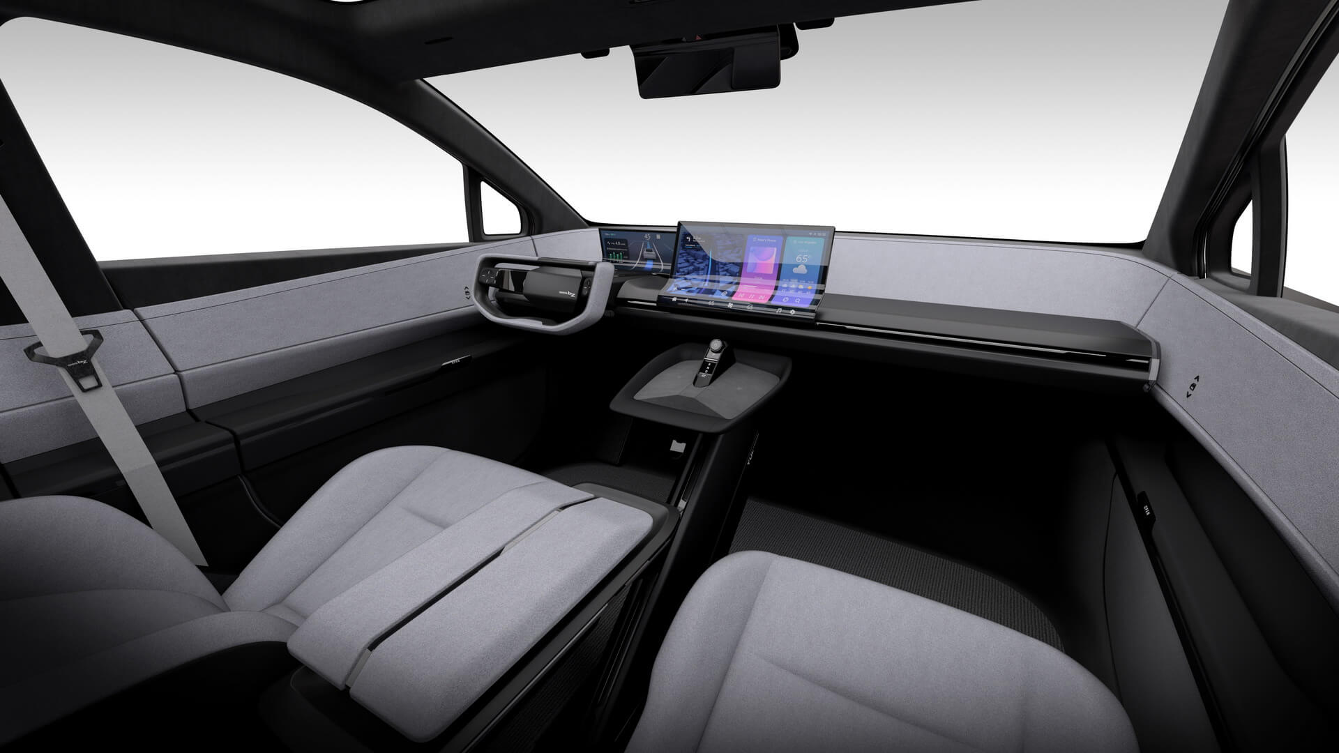 interior Toyota bZ compact SUV Concept