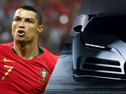 Cristiano Ronaldo e Bugatti Centodieci