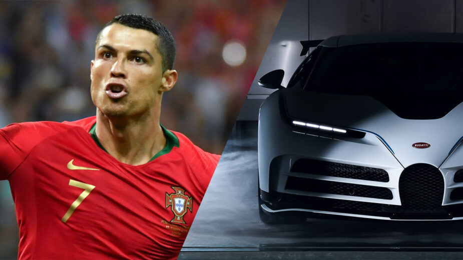 Cristiano Ronaldo e Bugatti Centodieci