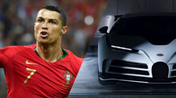 Cristiano Ronaldo e Bugatti Centodieci