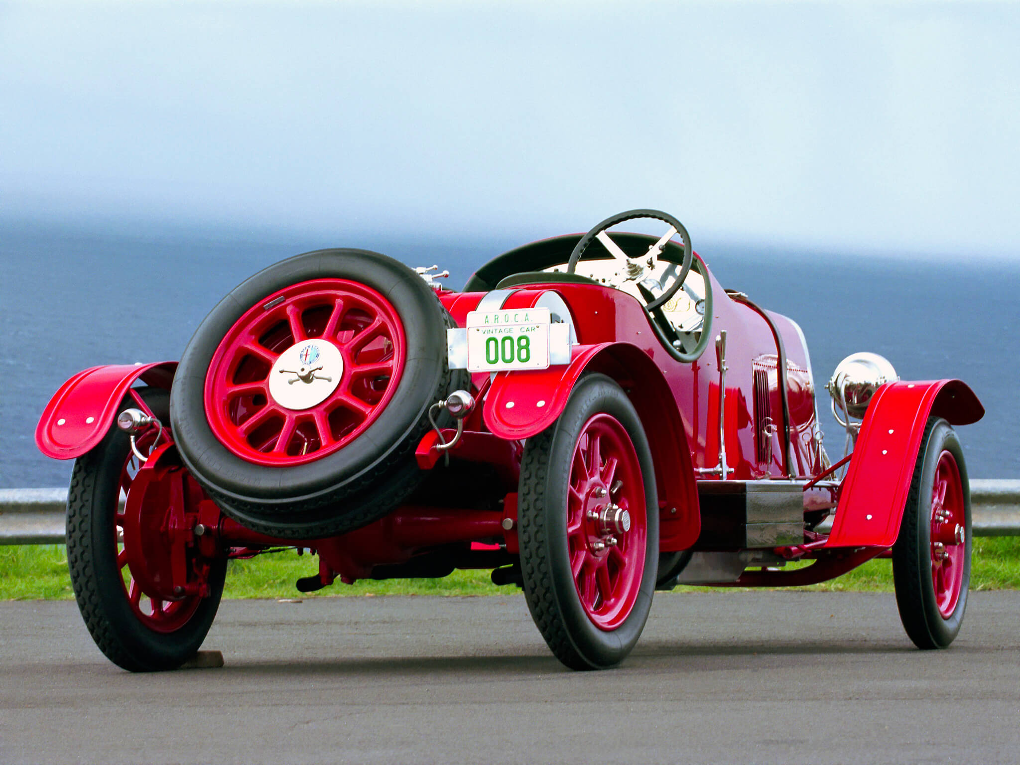 Alfa Romeo G1 Zagato vista traseira 3/4