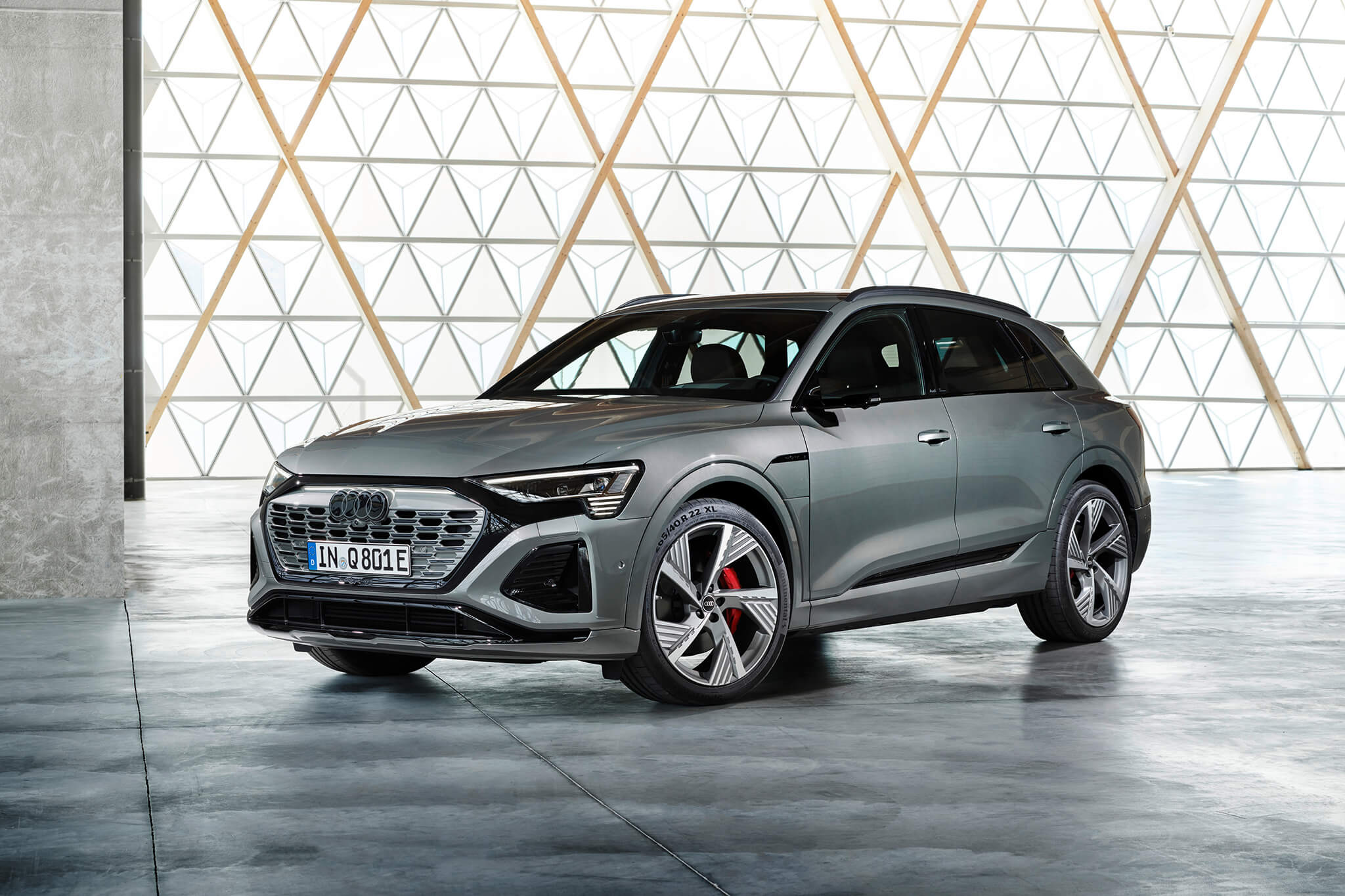 Audi Q8 e-tron frente 3/4