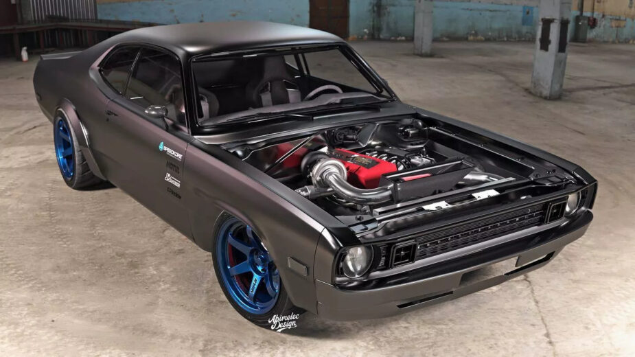 : Dodge Dart Demon com motor Honda S2000