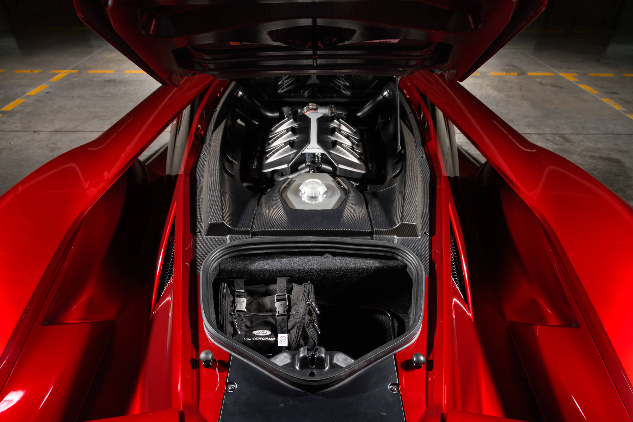 Motor V6 do Ford GT