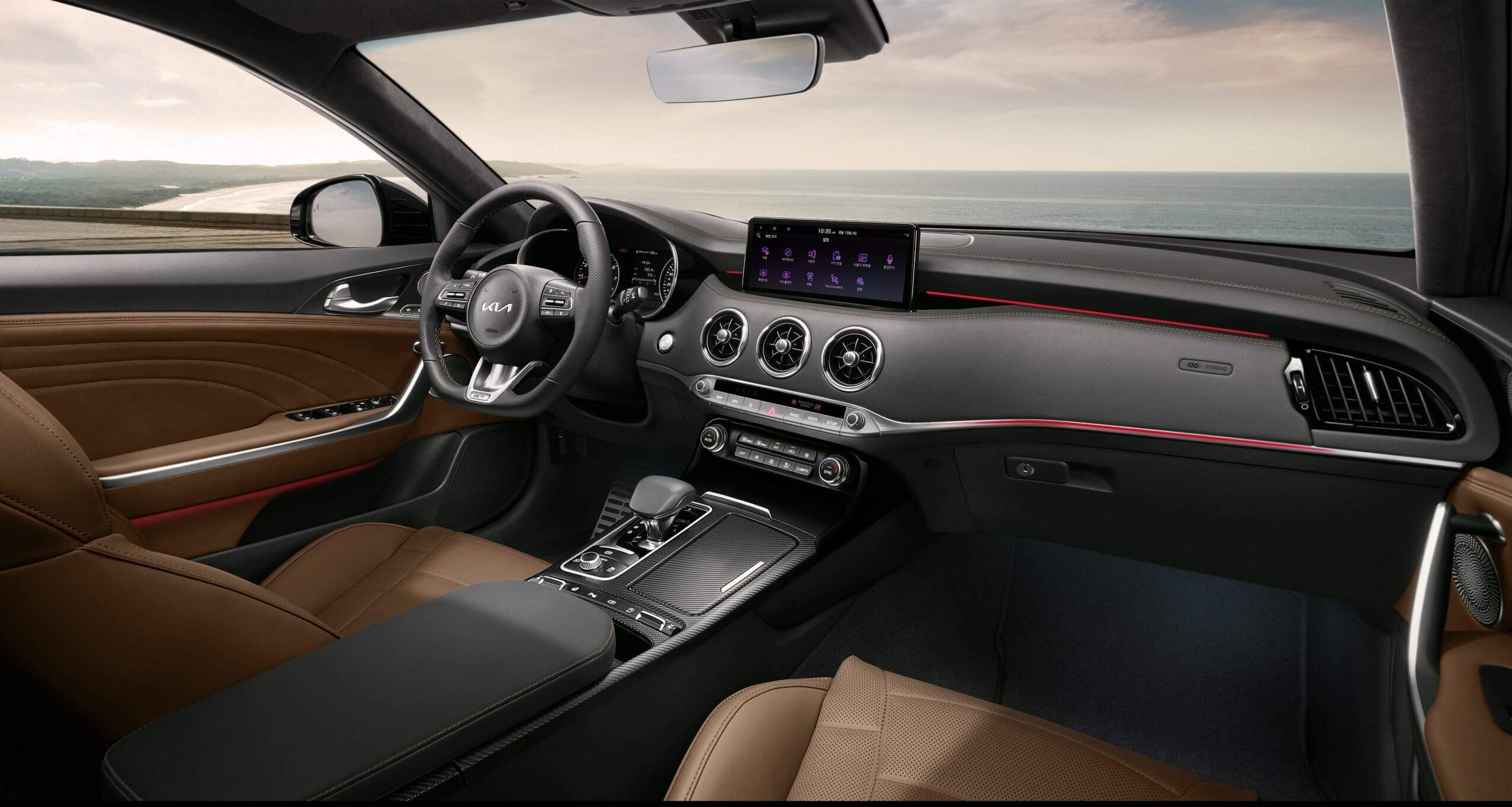 Kia Stinger Tribute Edition interior