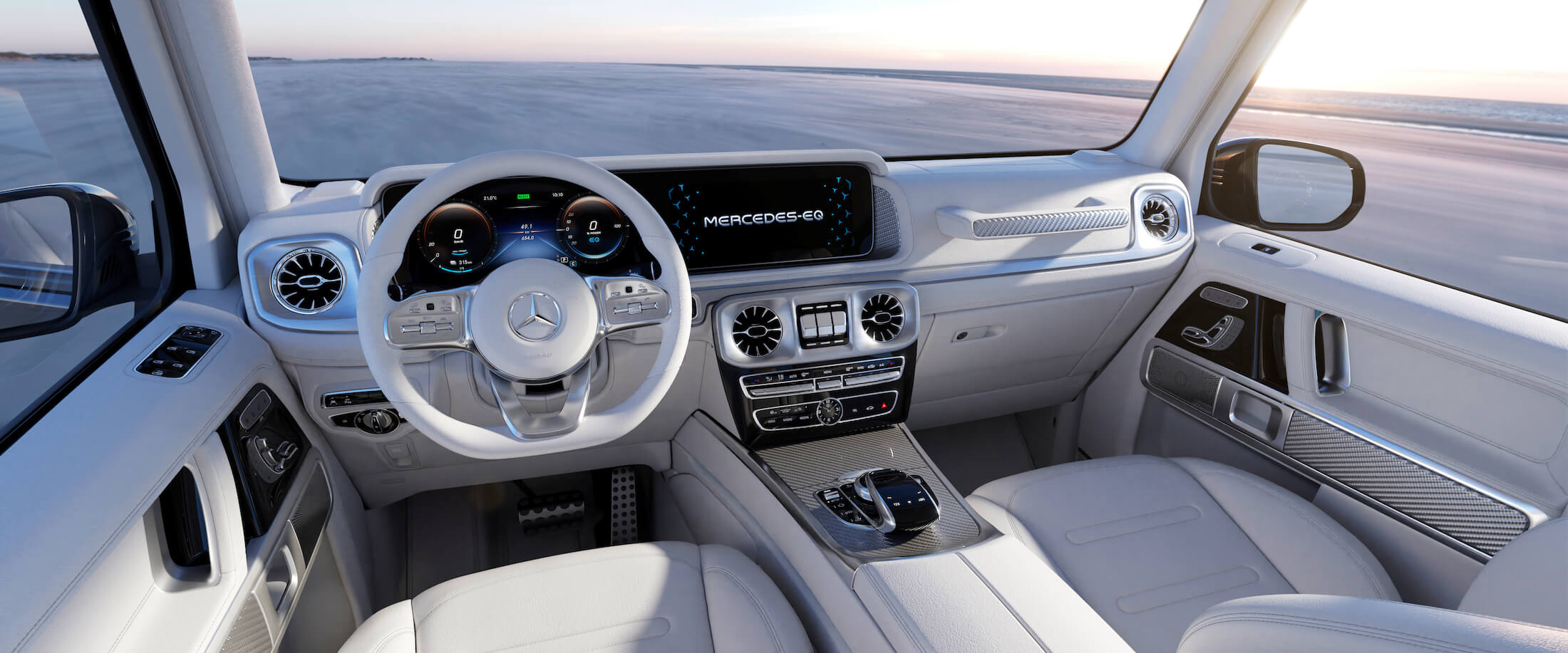 Mercedes-Benz EQG concept interior