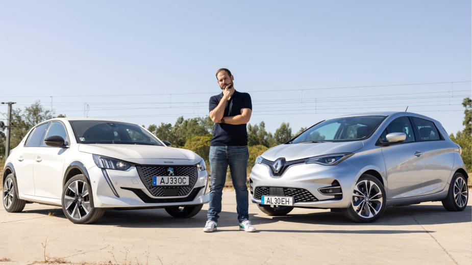 Só um pode ganhar. Peugeot e-208 vs Renault ZOE