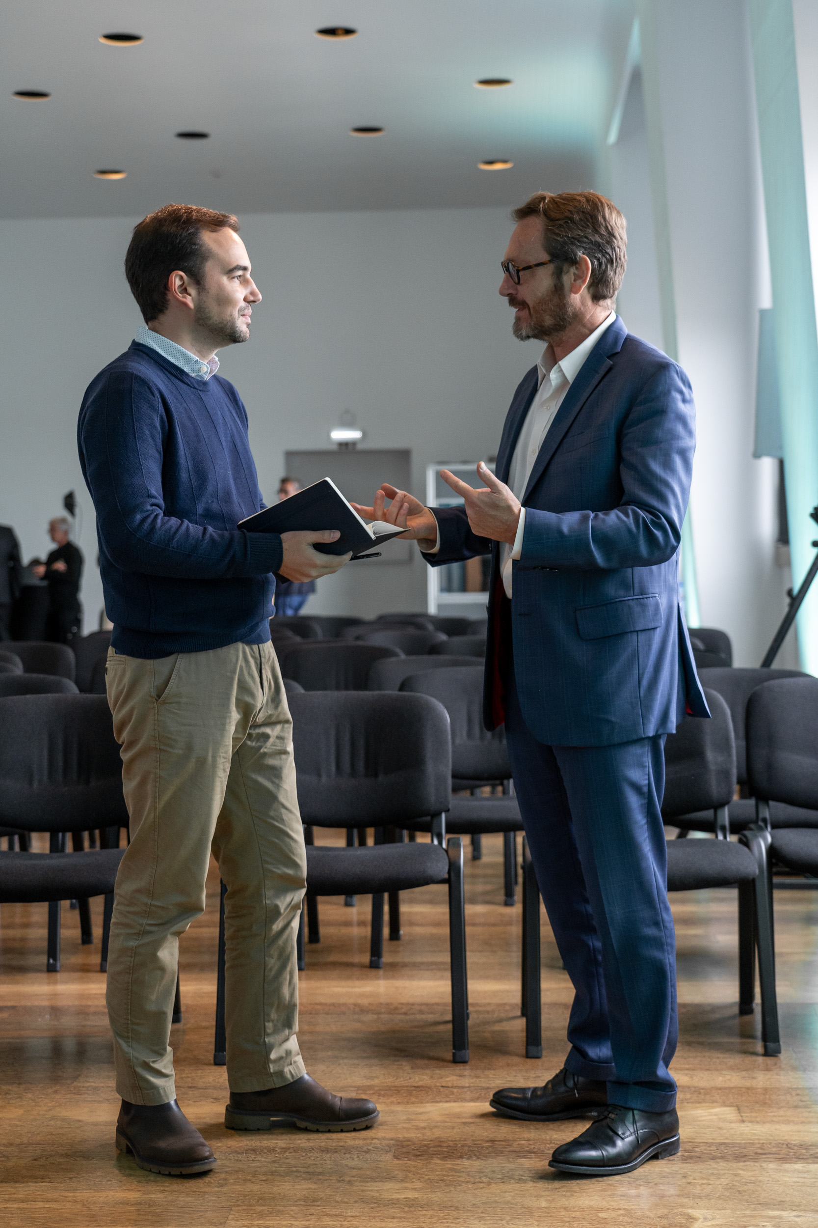 Gilbert Ranoux, CEO do Banco Credibom com Guilherme Costa